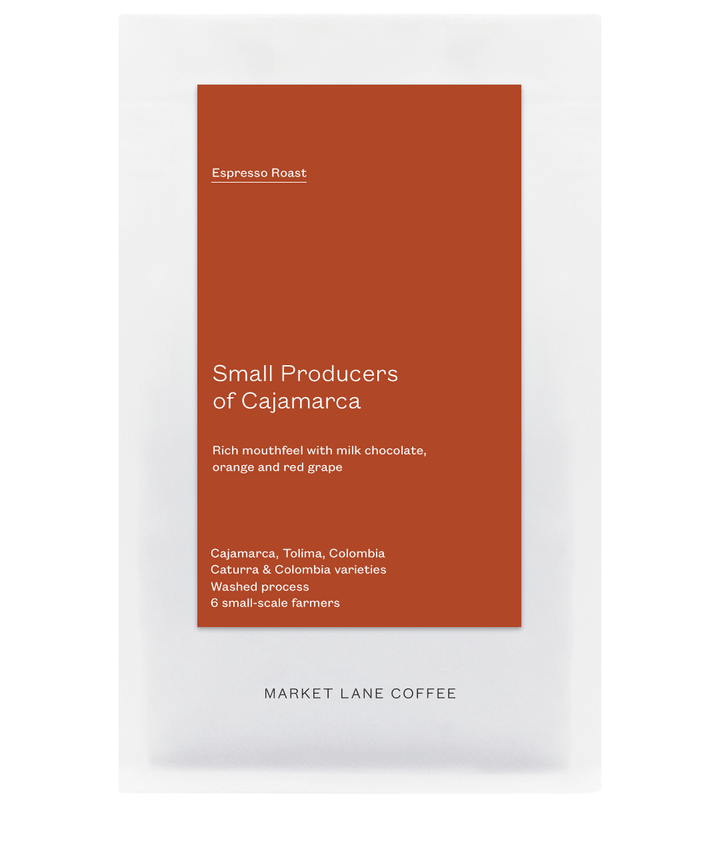 Market Lane Coffee Small Producers of Cajamarca espresso roast