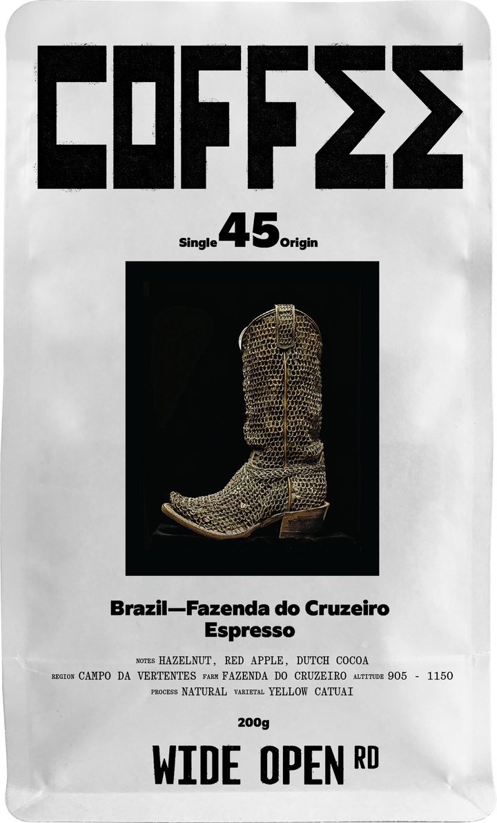 Wide Open Road - Brazil Fazenda do Cruzeiro Natural - Espresso roast