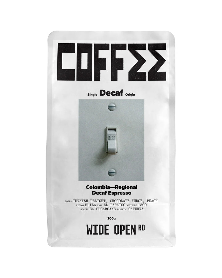Wide Open Road - Colombia El Vergel Decaf - Espresso roast