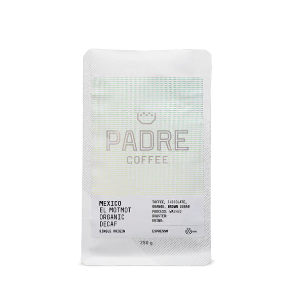 Padre - Mexico El Motmot Organic Decaf - Espresso roast