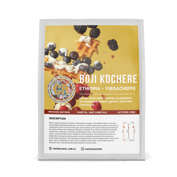 Cartel Roasters - ETHIOPIA BOJI KOCHERE YIRGACHEFFE NATURAL - Filter roast