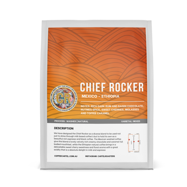 Cartel Roasters - Chief Rocker blend - Espresso roast
