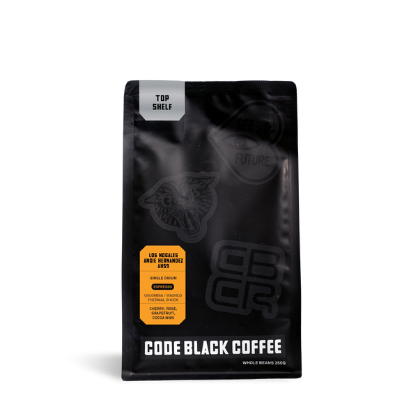 Code Black Coffee - Colombia Los Nogales Angie Hernandez AH59 Washed Thermal Shock - Espresso roast