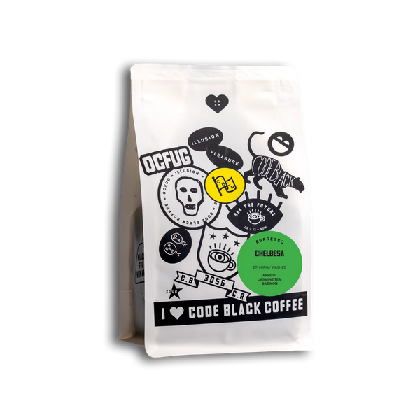 Code Black Coffee - ETHIOPIA CHELBESA WASHED - Espresso roast