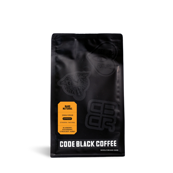 Code Black Coffee - Ethiopia Raro Natural - Espresso roast