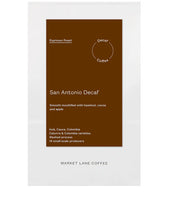 Market Lane  - Colombia San Antonio Decaf - Espresso roast