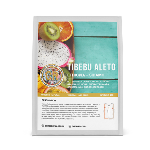 Cartel Roasters - ETHIOPIA TIBEBU ALETO SIDAMO NATURAL - Espresso roast