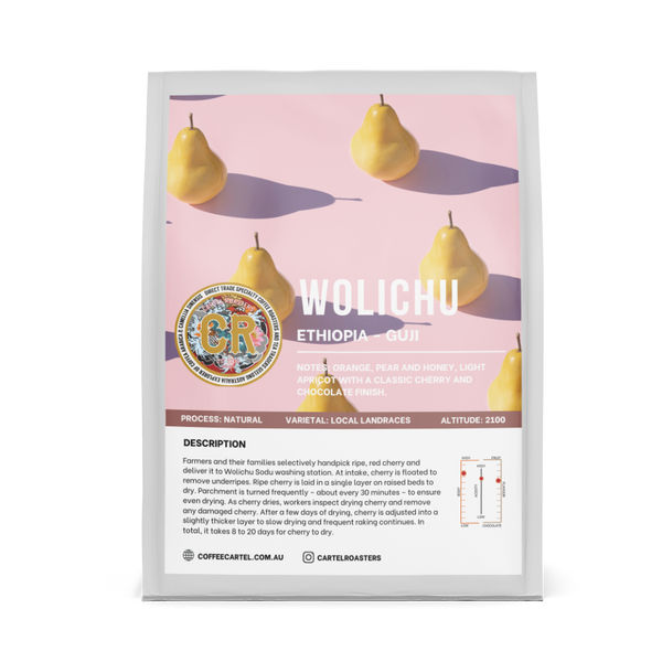 Cartel Roasters - ETHIOPIA WOLICHU SODU GUJI NATURAL - Filter roast
