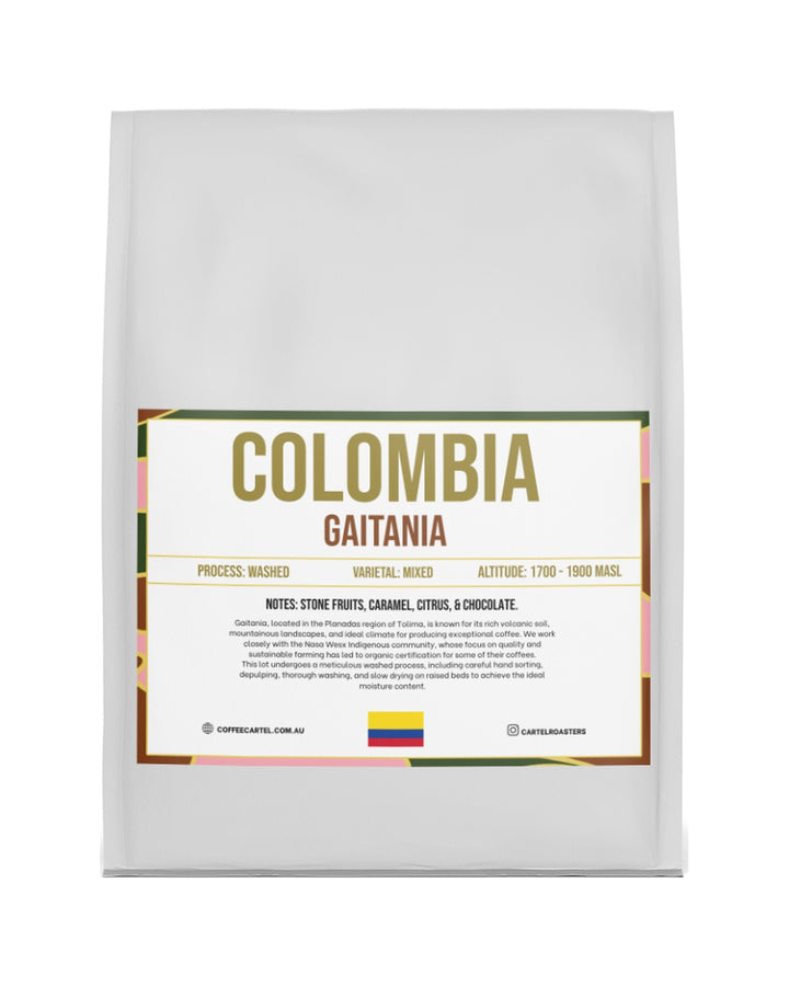 Cartel Roasters - COLOMBIA - GAITANIA - WASHED - Filter roast