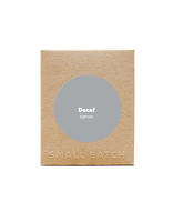 Small Batch - Decaf – Espresso roast